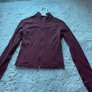 Lululemon Burgundy zip up